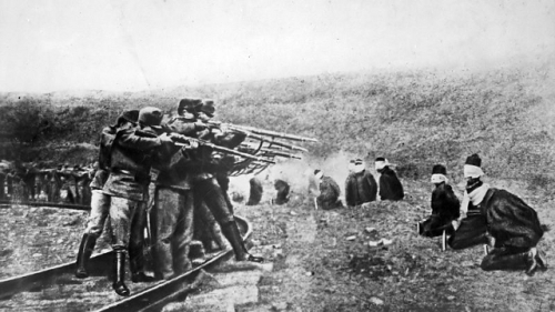 WW1 Serbians executed by Austro-Hungarians